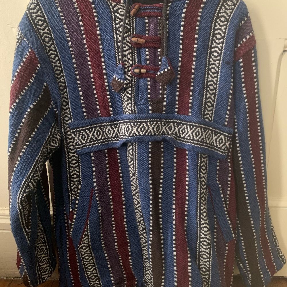 Multi-colored “skater boy” hoodie